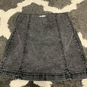 Garage denim skirt